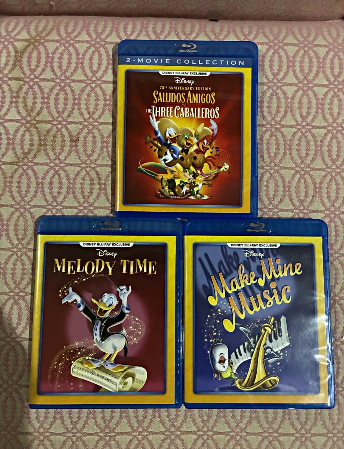 Rare Three Disney movie Blu-rays Disney Movie Club Exclusives