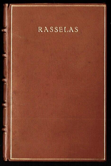 Rasselas Prince of Abyssinia, A Tale by Dr. Johnson, B. Corman & Blanc 1835 RARE Rasselas Prince of Abyssinia, A Tale by Dr. Johnson, B. Corman & Blanc 1835 RARE