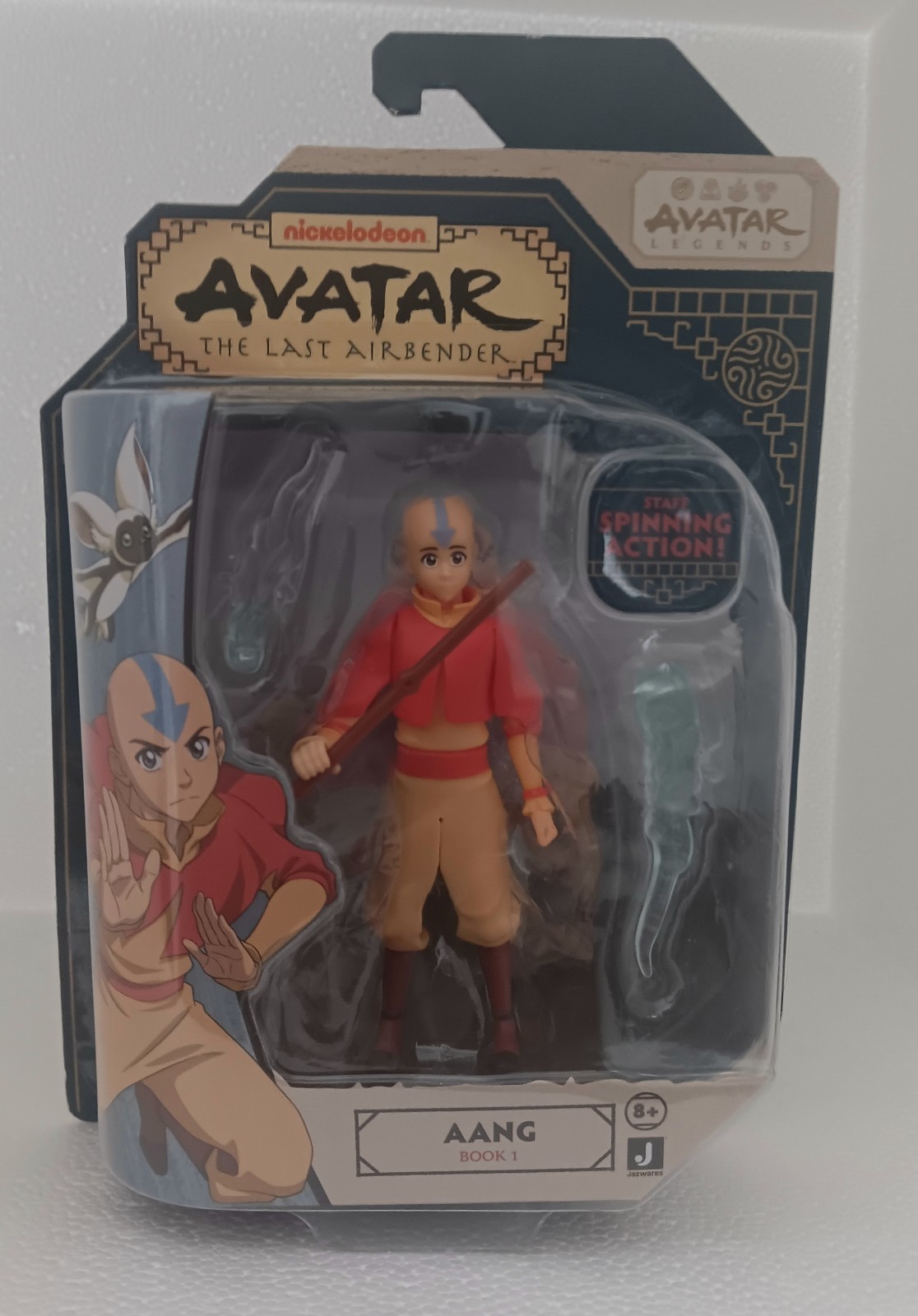Avatar the Last Airbender Aang Action Figure Book 1 Box Back Missing Toy Avatar the Last Airbender Aang Action Figure Book 1 Box Back Missing Toy