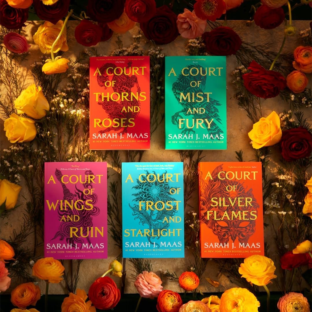 Sarah J. Maas 5 Books Collection Set A Court of Thorns and Roses Series