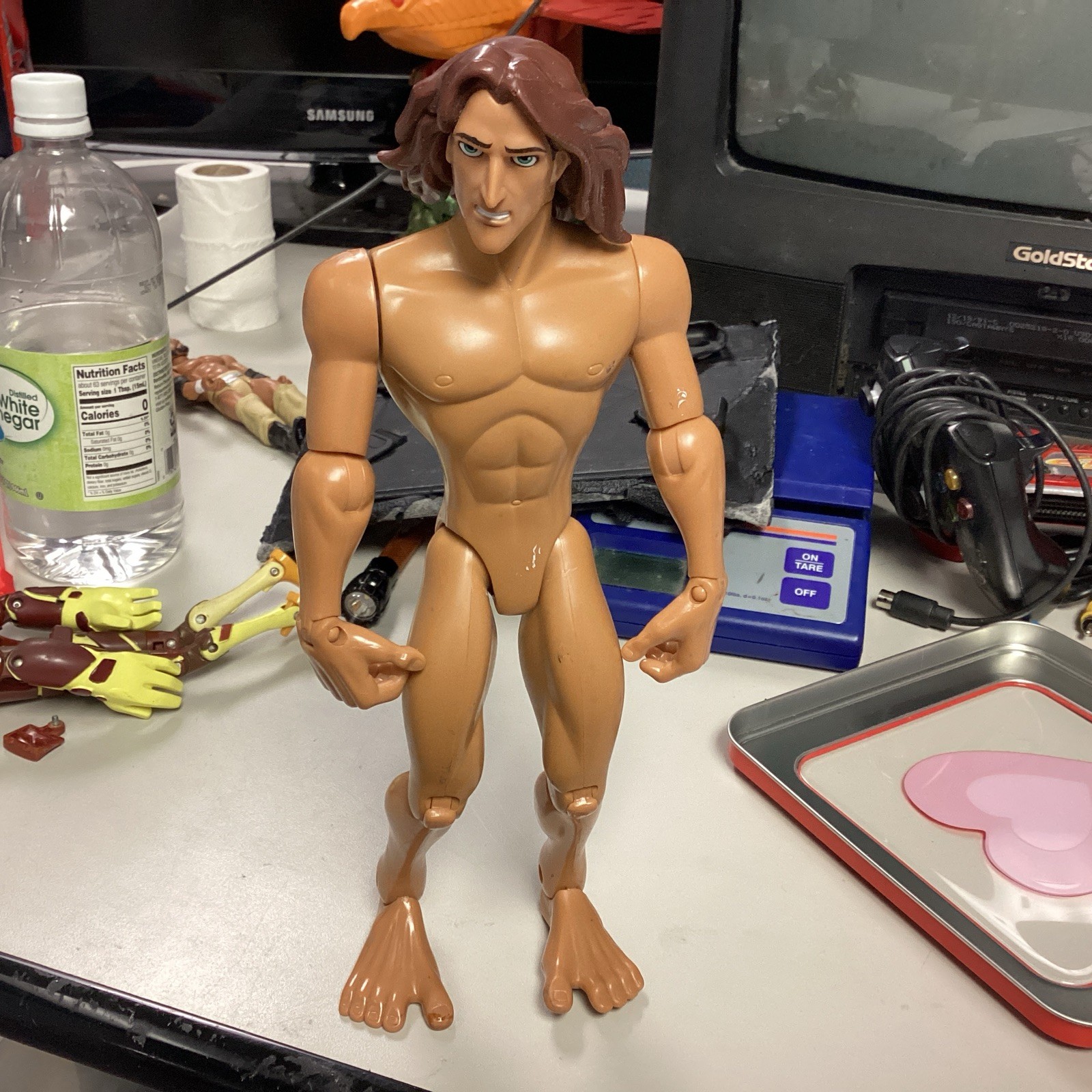 1999 Mattel Disney Tarzan “Rad Repeatin’ Tarzan” 11” Works Has Fresh Batteries 1999 Mattel Disney Tarzan “Rad Repeatin’ Tarzan” 11” Works Has Fresh Batteries