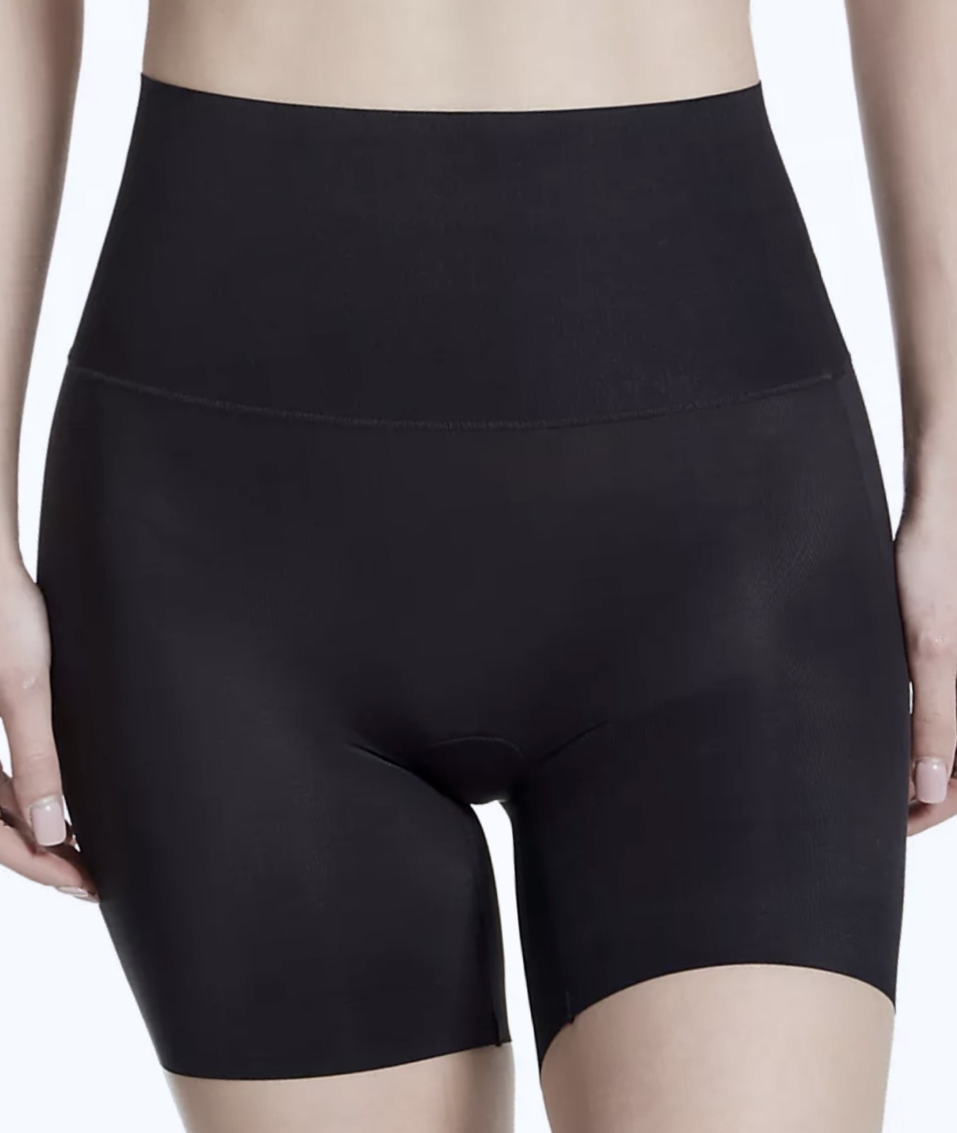MAIDENFORM Tame Your Tummy Firm Control Black Booty Lift Shorty Womens Sz S L XL