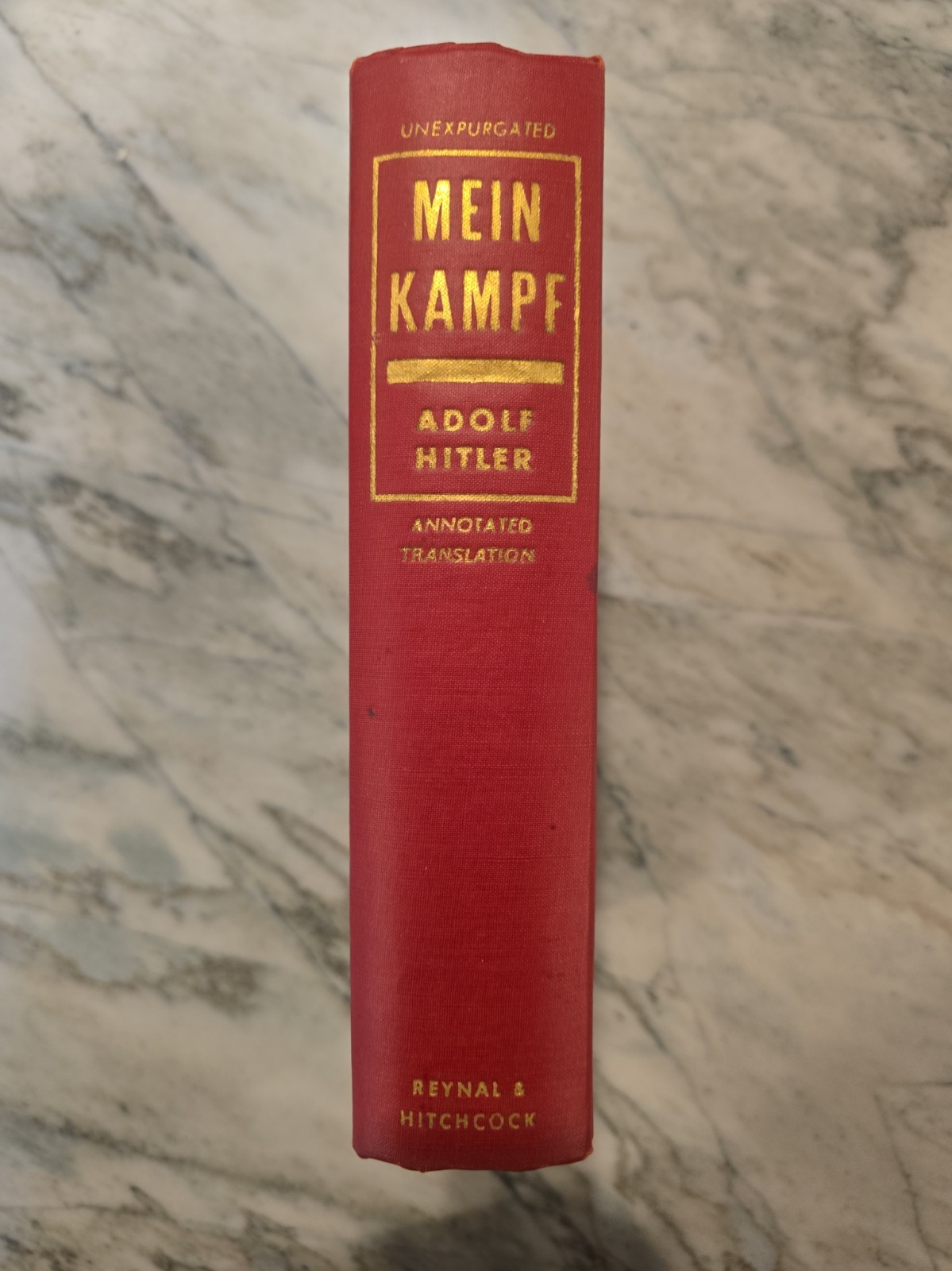 Mein Kampf Unexpurgated 12st Impression 1940 Fully Annotated Hardcover Mein Kampf Unexpurgated 12st Impression 1940 Fully Annotated Hardcover