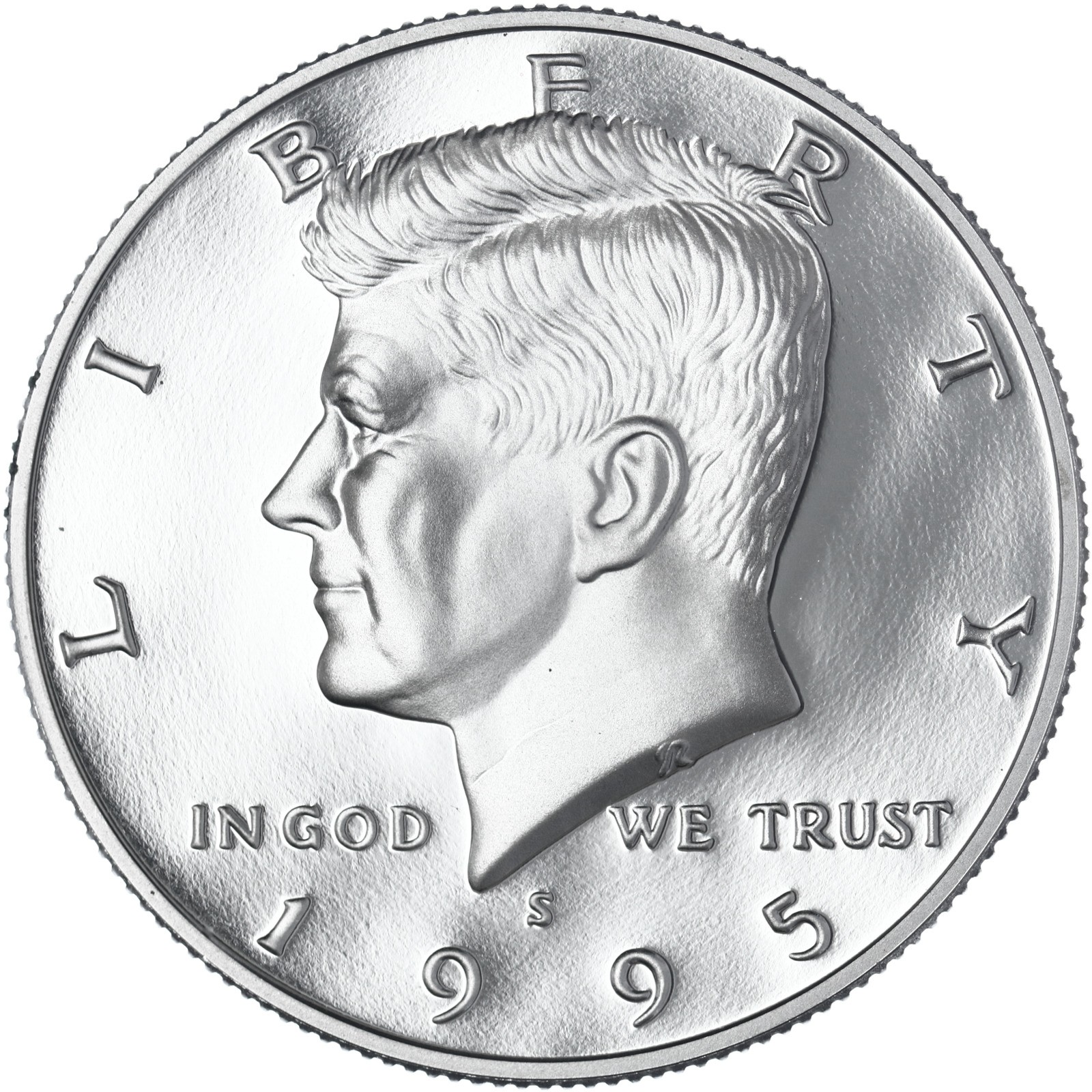 1995 S Kennedy Half Dollar Gem DCam Proof CN-Clad 1995 S Kennedy Half Dollar Gem DCam Proof CN-Clad