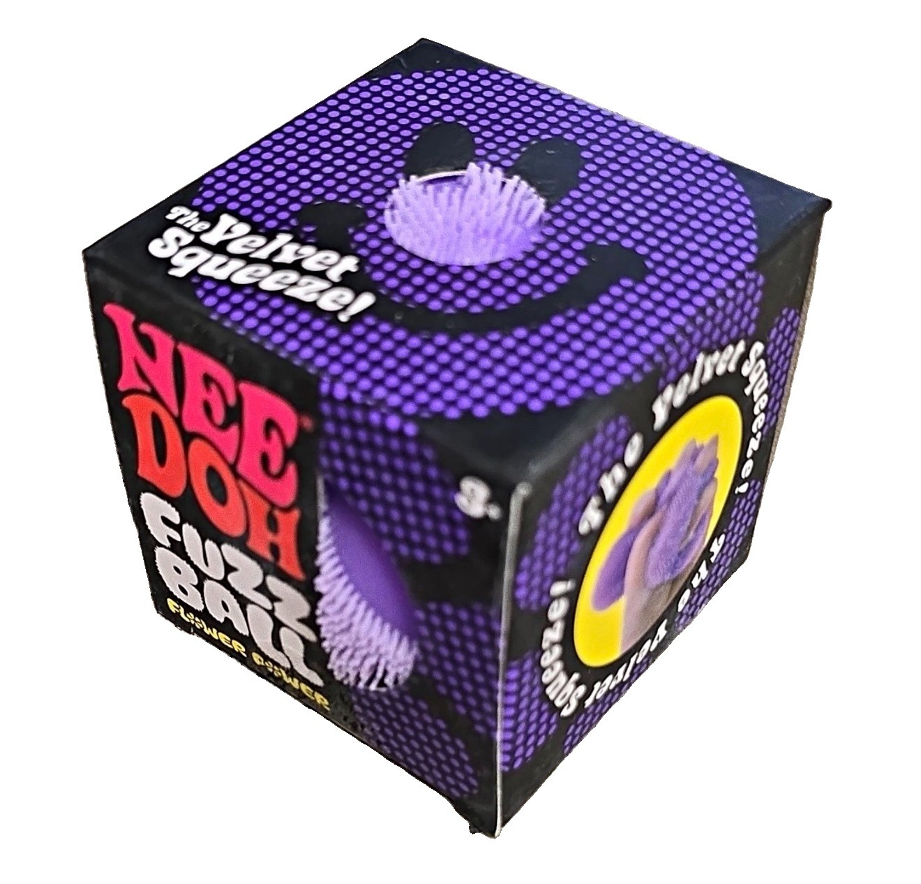 New Schylling NeeDoh Fuzz Ball Flower Power Purple Rare Viral TikTok Sold Out New Schylling NeeDoh Fuzz Ball Flower Power Purple Rare Viral TikTok Sold Out
