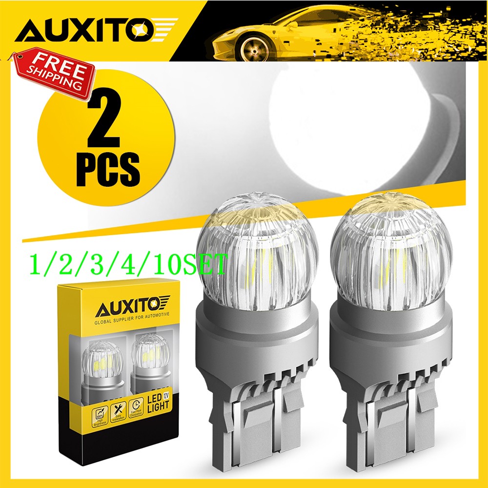 7443 7440 7444 LED White Reverse Stop Break Turn Signal Parking Bulb 1~10Set