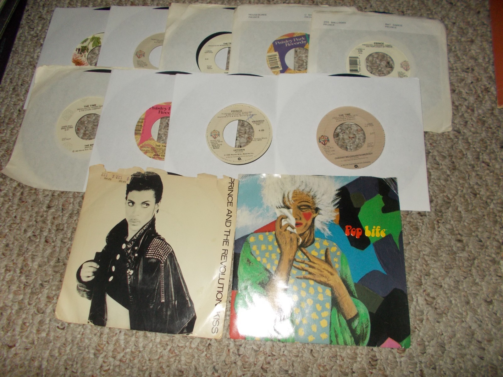 LOT OF 12 ORG PRINCE+ SOUL FUNK 45S