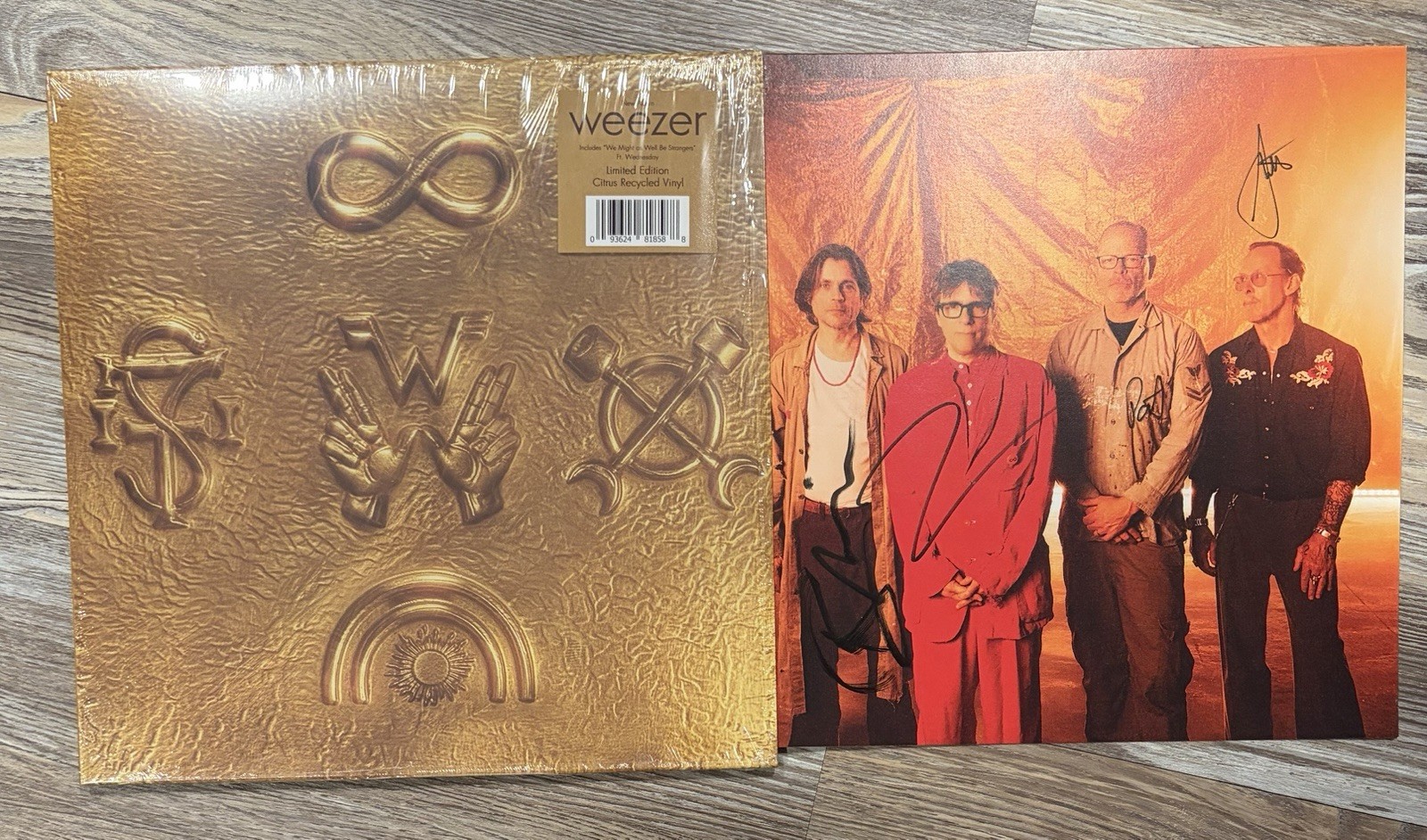 Weezer - Artifact WZR.005 - Fool’s Gold Vinyl (Signed) Citrus Recycled