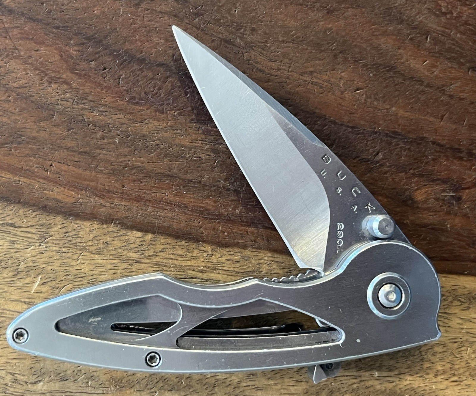 RETIRED Buck USA 290 Impulse Rush Assisted Open Handle Knife w/Lock VERY NICE