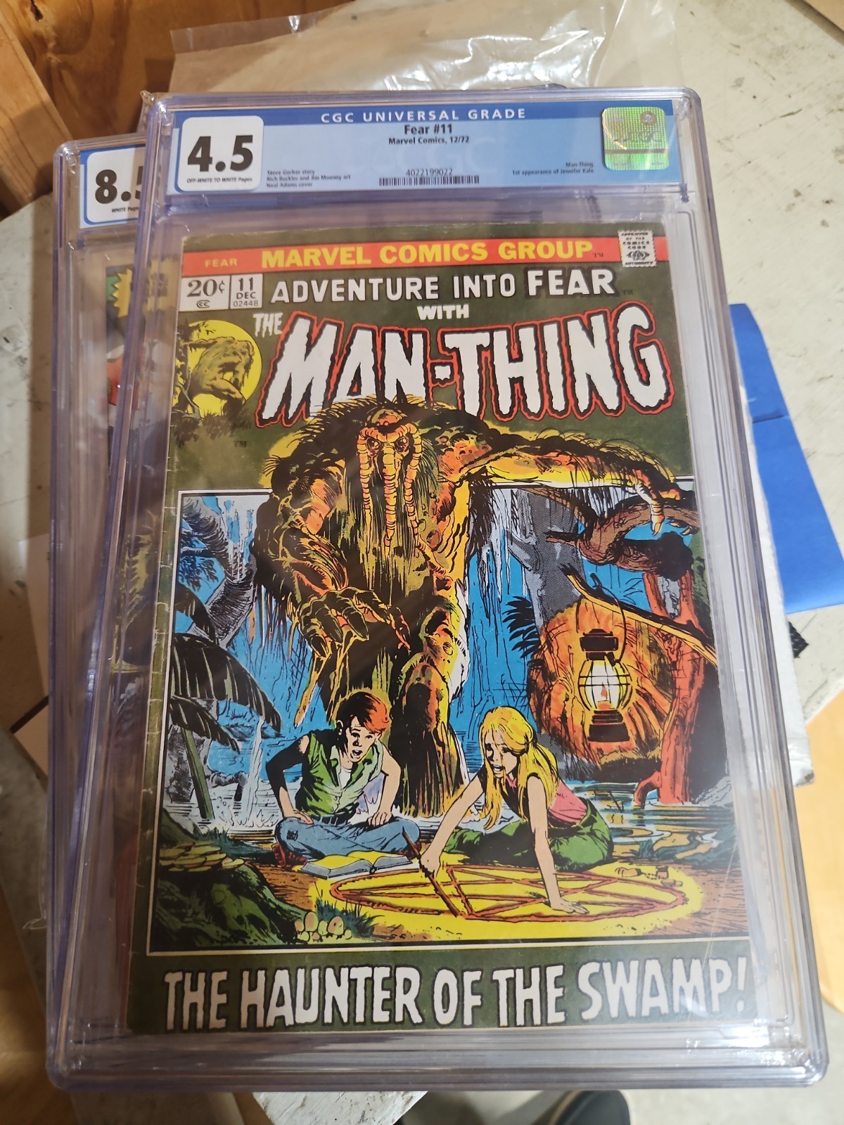 Adventure Into Fear with Man Thing #11 CGC 4.5 1st Appearance Adventure Into Fear with Man Thing #11 CGC 4.5 1st Appearance