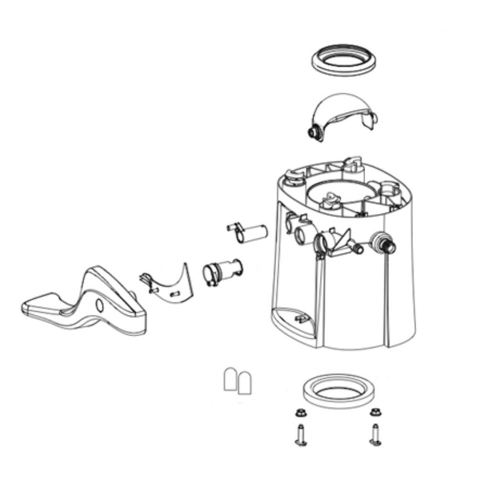 Thetford 42138 Kit Base Assy Hi Bone Stl Ii