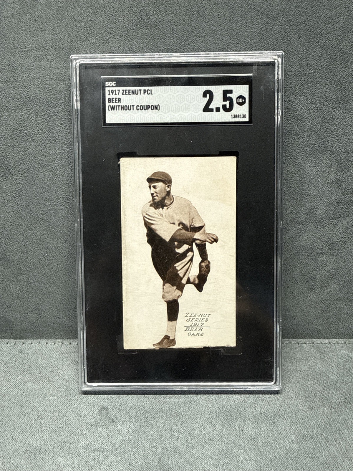 1917 Zeenut PCL Beer Oaks SGC 2.5 Without Coupon 1917 Zeenut PCL Beer Oaks SGC 2.5 Without Coupon