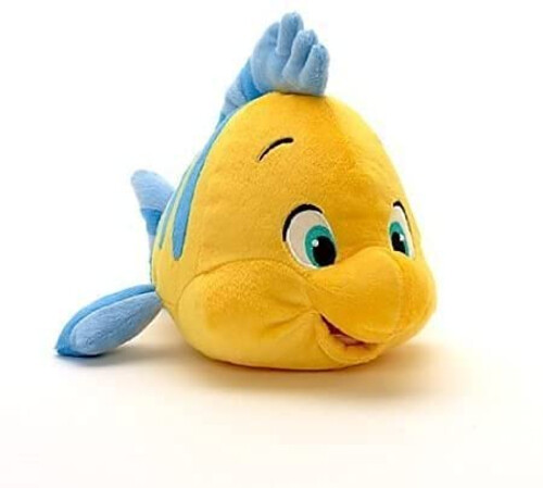 Disney The Little Mermaid : Flounder Plush ( New - 10 inches) NWT USA SELLER Disney The Little Mermaid : Flounder Plush ( New - 10 inches) NWT USA SELLER