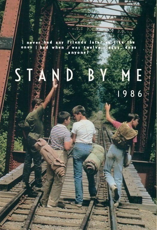 Stand By Me 1986 Classic Adventure Movie Poster