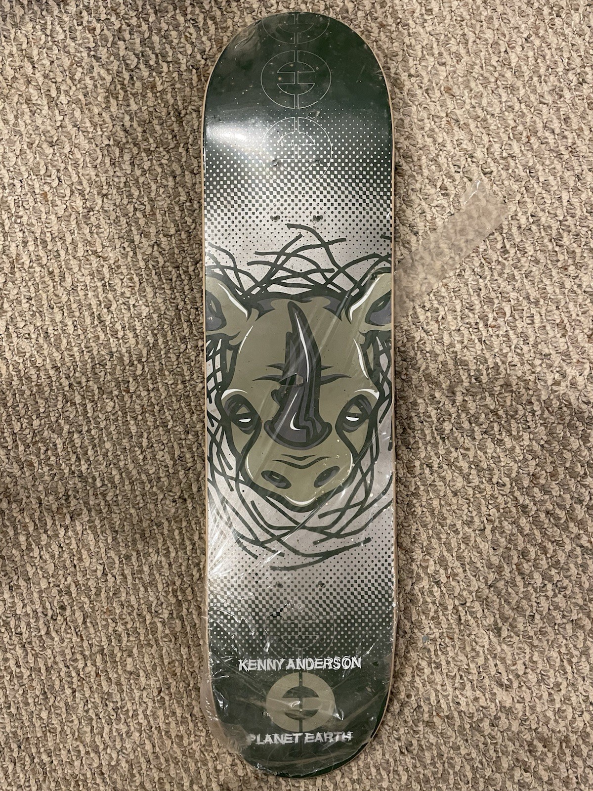 Rare Kenny Anderson Planet Earth Skateboard Deck 2001