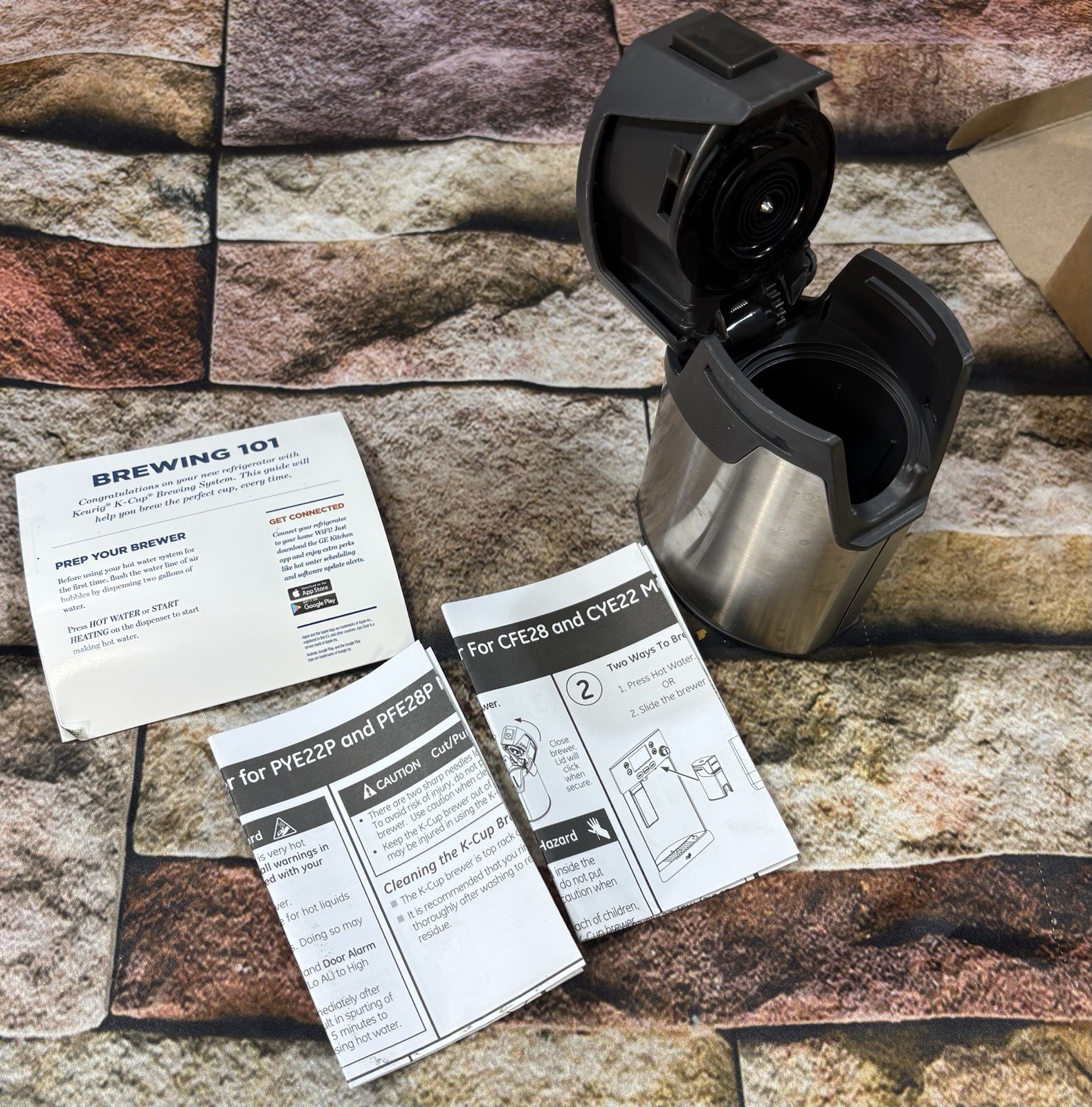 GE Single Serve Brew Module for Keurig For GE Cafe Refrigerator | WR02X30247 GE Single Serve Brew Module for Keurig For GE Cafe Refrigerator | WR02X30247