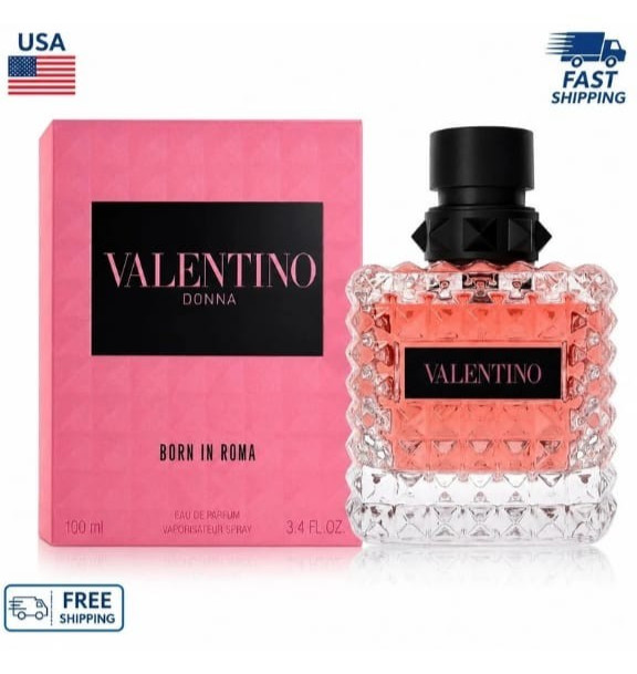 Valentino Donna Born In Roma Perfume 3.4oz.EDP Spray for Women-New in Sealed Box Valentino Donna Born In Roma Perfume 3.4oz.EDP Spray for Women-New in Sealed Box