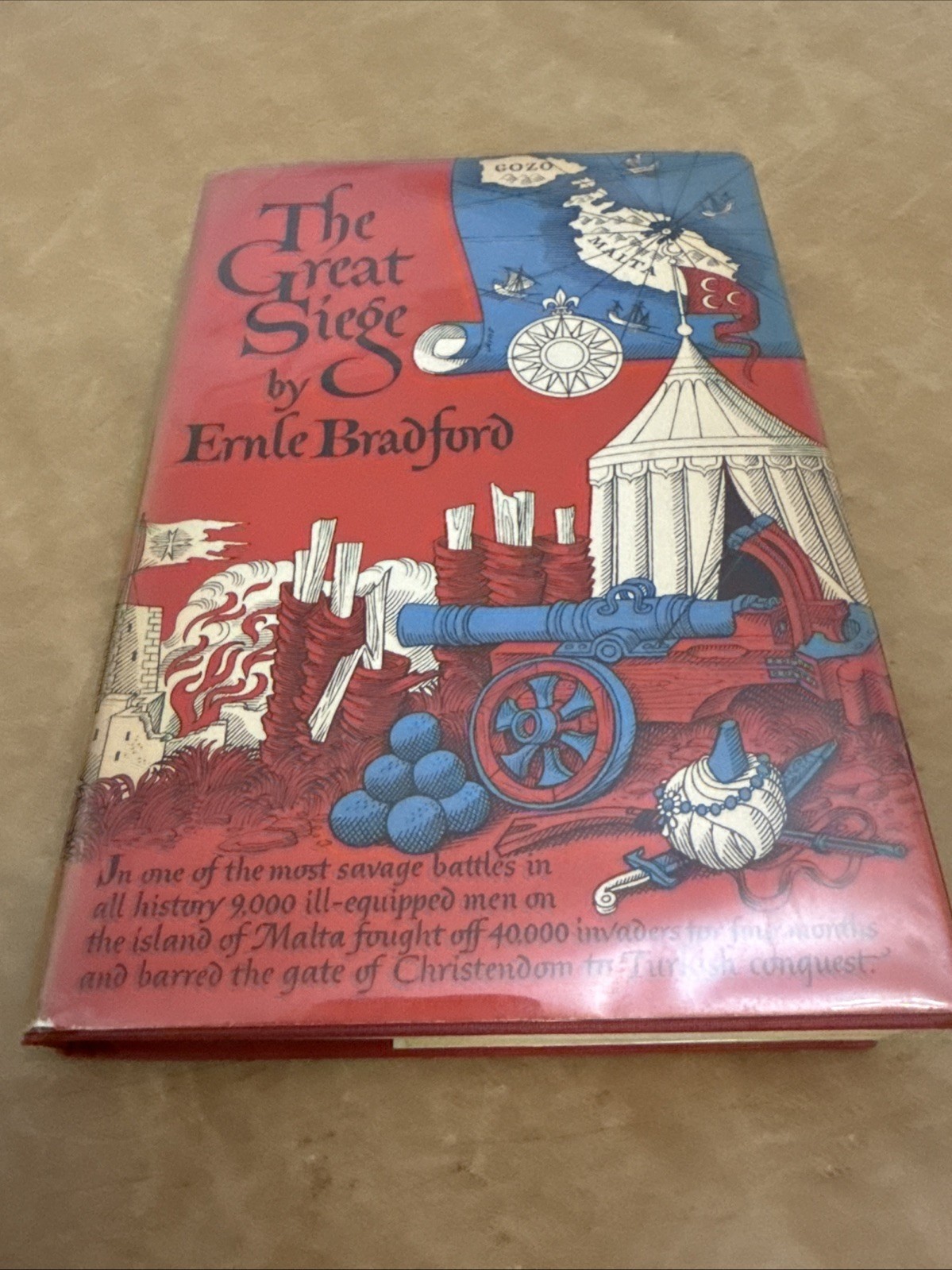 The Great Siege by Ernle Bradford HC DJ 1962 1st American Ed The Great Siege by Ernle Bradford HC DJ 1962 1st American Ed