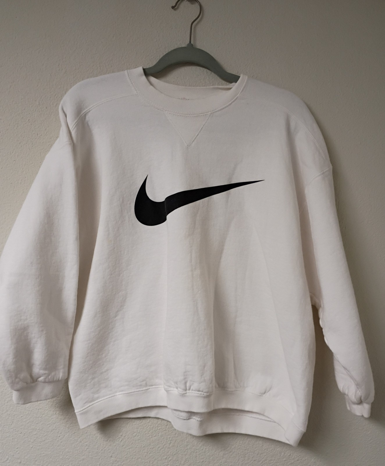 Vintage 90s Nike Sweatshirt Center Swoosh Big Front Logo Made In USA S Vintage 90s Nike Sweatshirt Center Swoosh Big Front Logo Made In USA S
