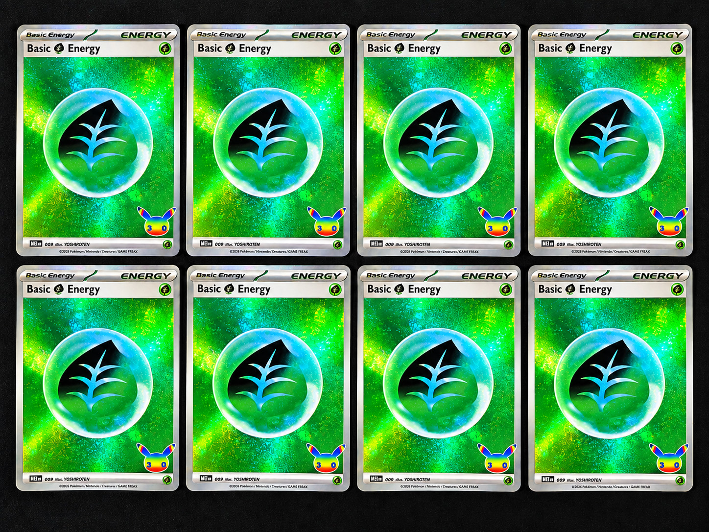 2026 Pokémon TCG 30th Celebration Holo Energy Set LOT OF 8 NM - Choose Type