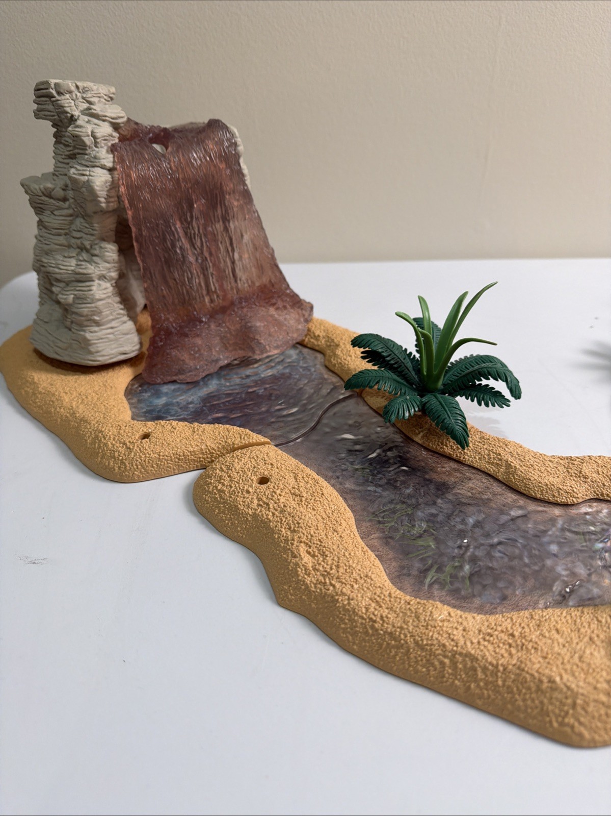 Schleich 42257 Safari Waterfall Watering Hole Playset Incomplete Rare Retired Schleich 42257 Safari Waterfall Watering Hole Playset Incomplete Rare Retired