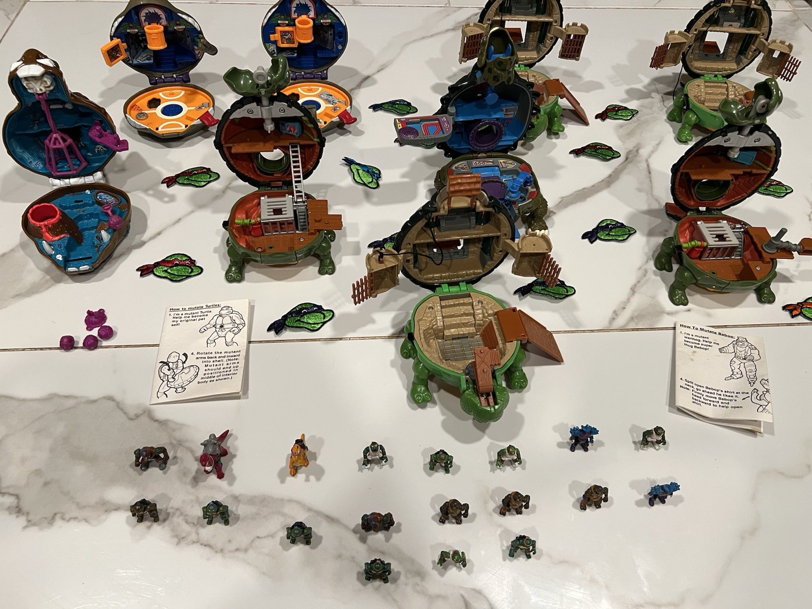 Ninja Turtles Vintage TMNT Mini Mutants Lot Ninja Turtles Vintage TMNT Mini Mutants Lot