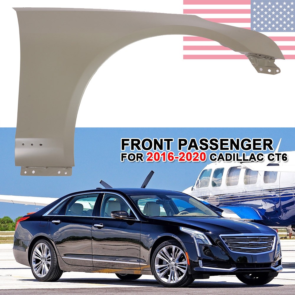 For Cadillac CT6 2016 2017 2018 2019 2020 Front Fender Primed Right Side Alum For Cadillac CT6 2016 2017 2018 2019 2020 Front Fender Primed Right Side Alum