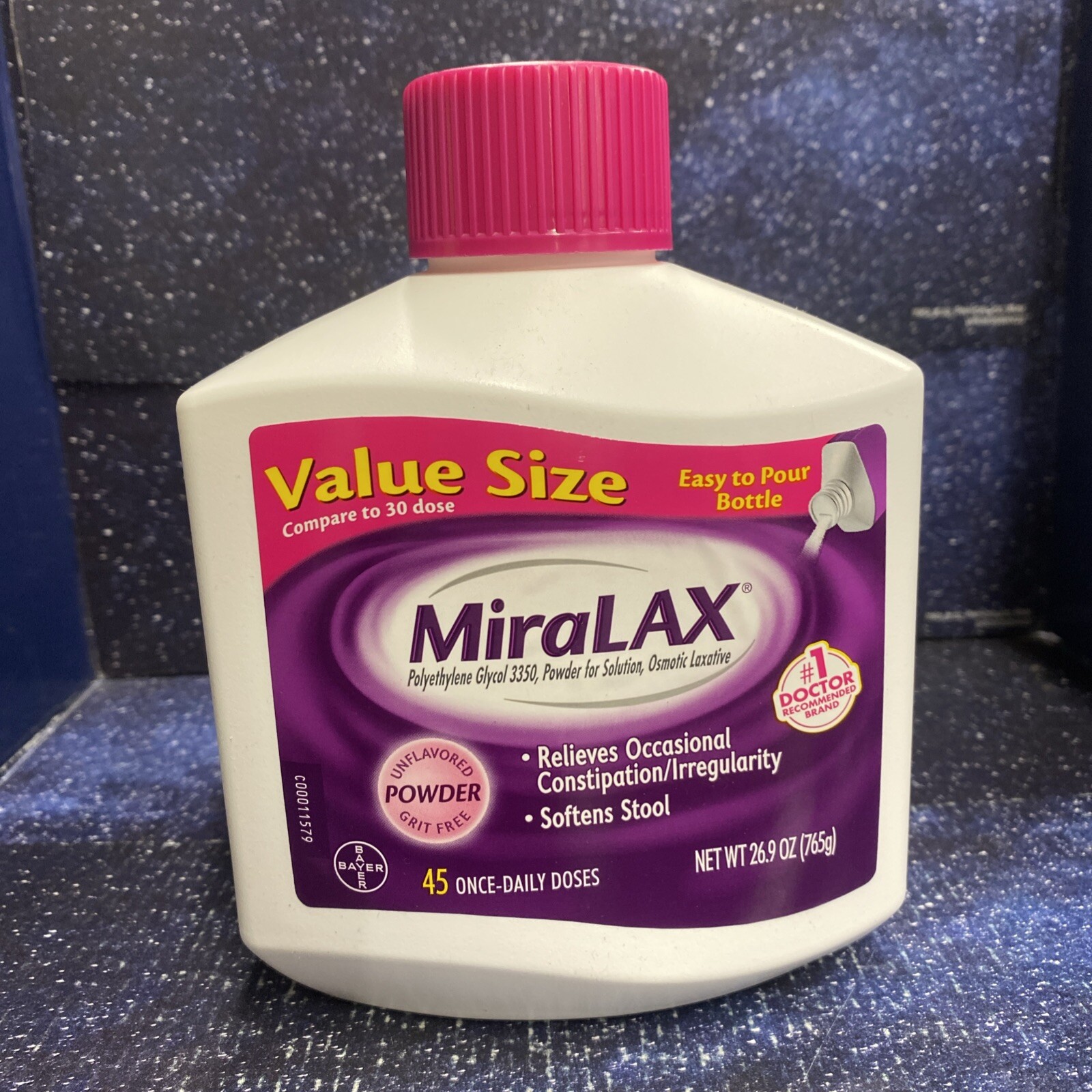 MiraLAX Laxative Powder 45 Days - 26.9 Oz - Value Size - 07-26+ MiraLAX Laxative Powder 45 Days - 26.9 Oz - Value Size - 07-26+