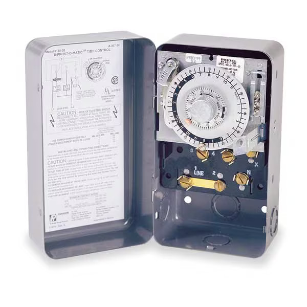 Paragon DefrostControlTimer,1NO/2NC,120-240VAC 8141-00 Paragon 8141-00