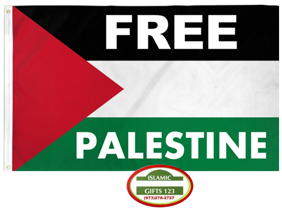 FREE PALESTINE Flag LOT 3x5Ft Palestinian Flag Gift BIG GAZA Ramadan