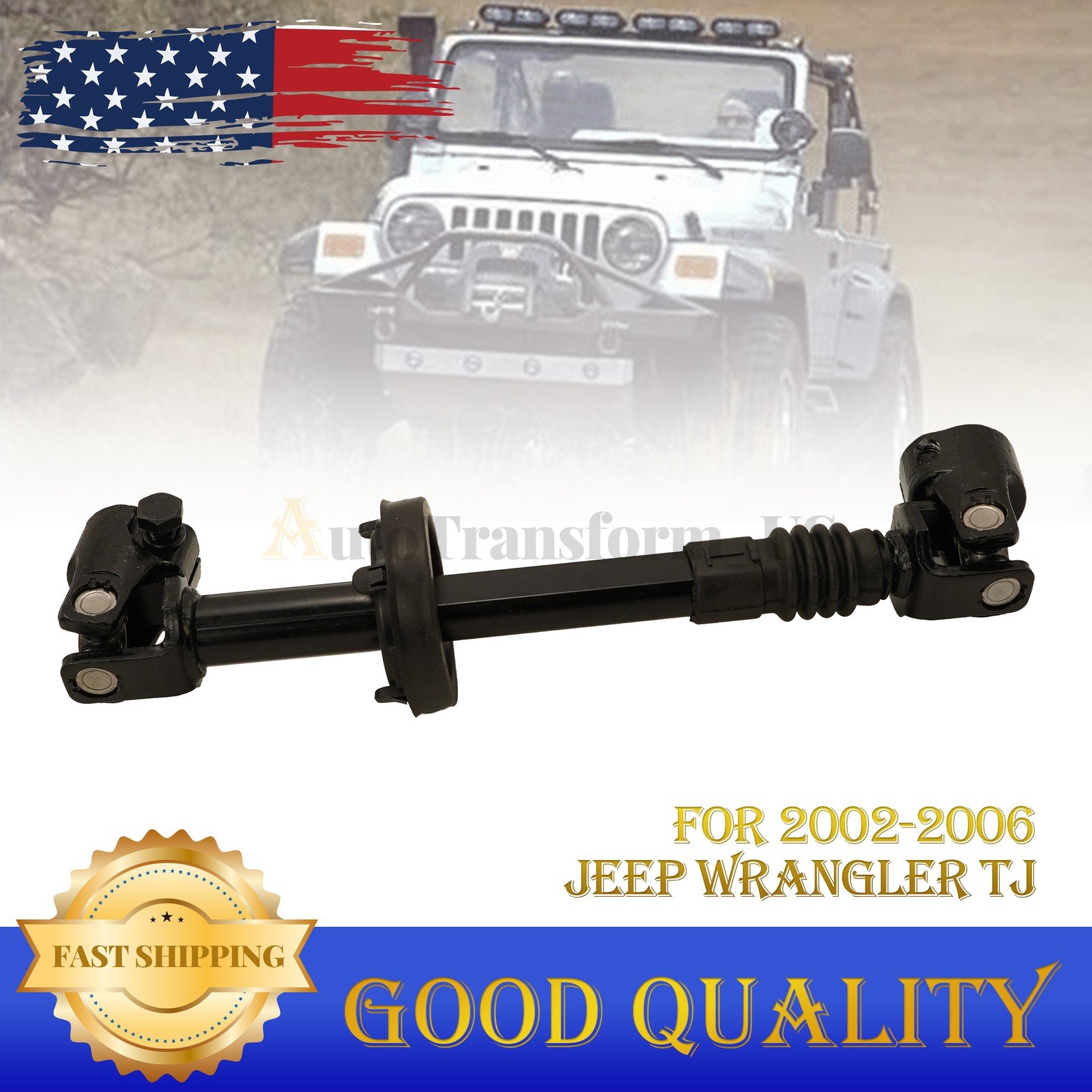 NEW 55315014AD For 2002-2006 Jeep Wrangler TJ Steering Column Intermediate Shaft