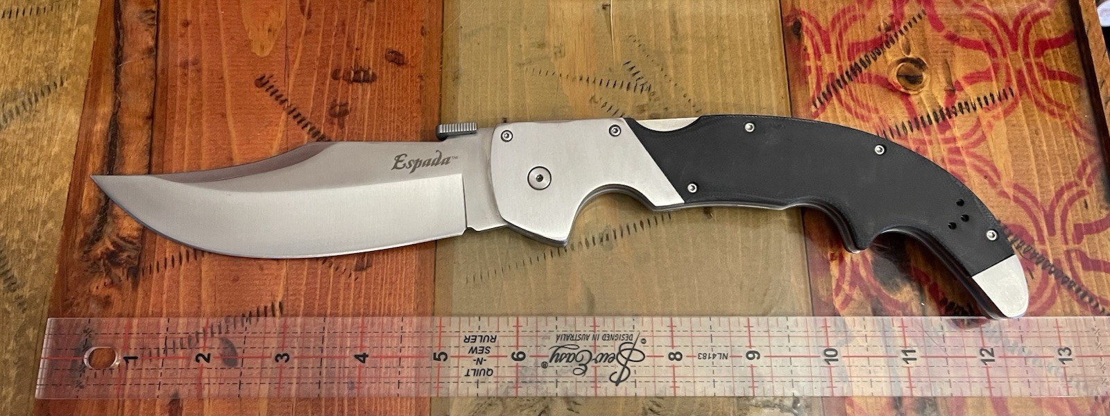Cold Steel Espada Large S35VN Folding Knife G-10 Handle Tri-Ad Lock Blade
