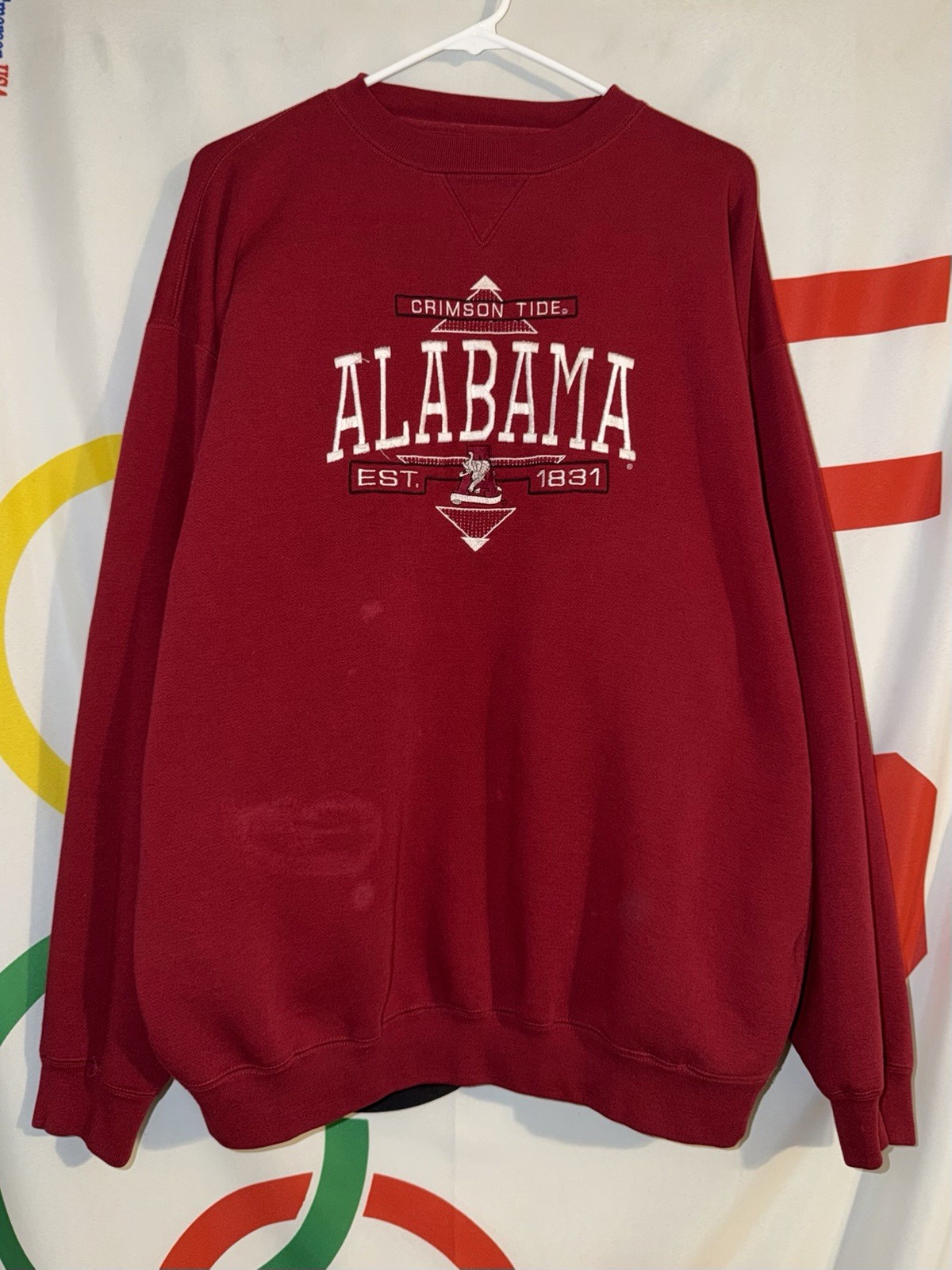 Vintage Cadre Athletic Alabama Crimson Tide Sweatshirt XL Crewneck Football Vintage Cadre Athletic Alabama Crimson Tide Sweatshirt XL Crewneck Football