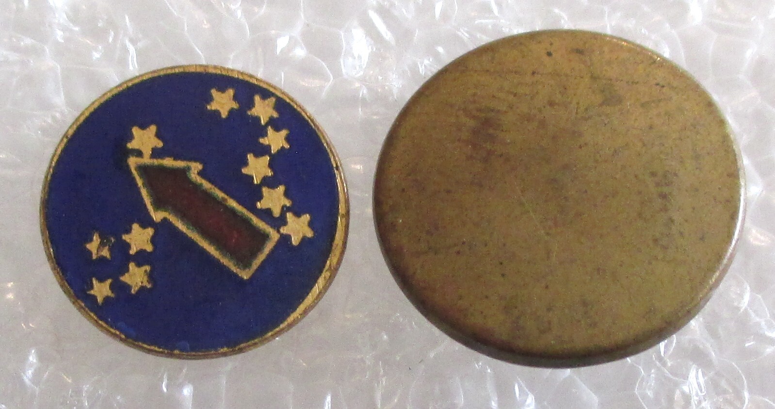 Antique United States Army Pacific Insignia Lapel Pin Antique United States Army Pacific Insignia Lapel Pin