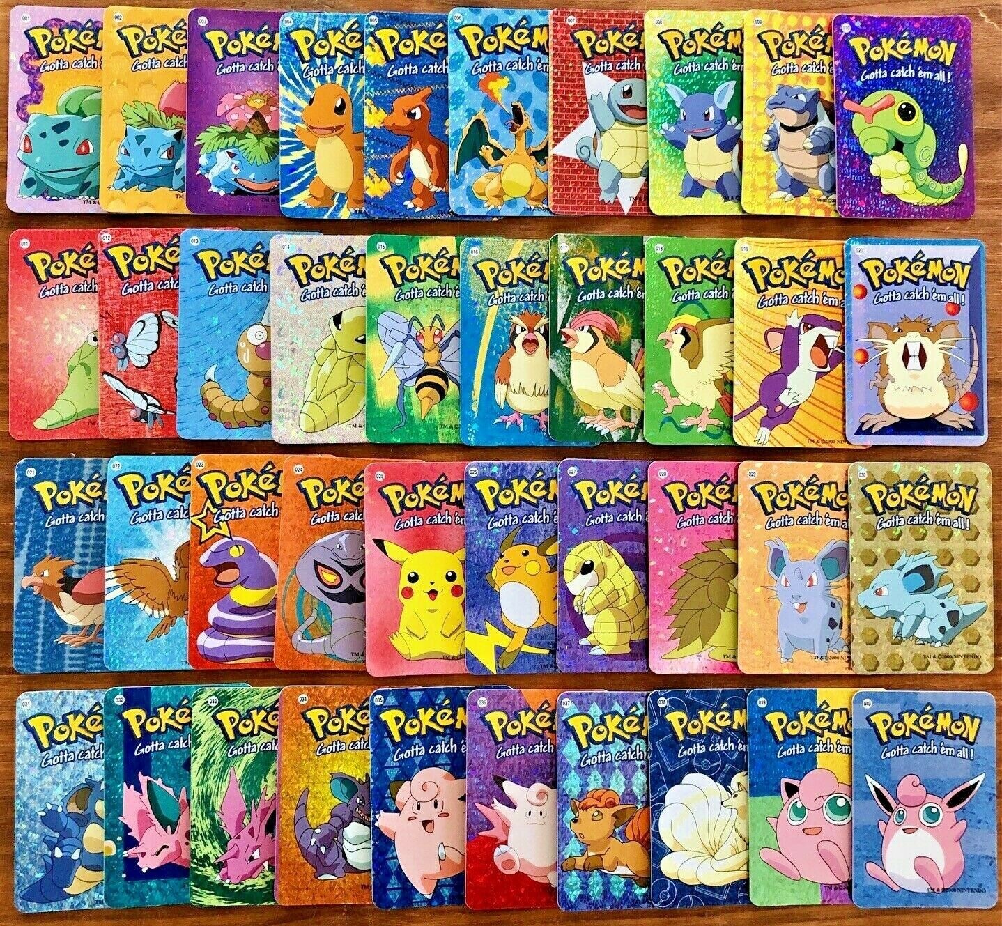 2000 NINTENDO Vintage Pocket Monsters Vending Prism Set 162pcs Gengar 2000 NINTENDO Vintage Pocket Monsters Vending Prism Set 162pcs Gengar