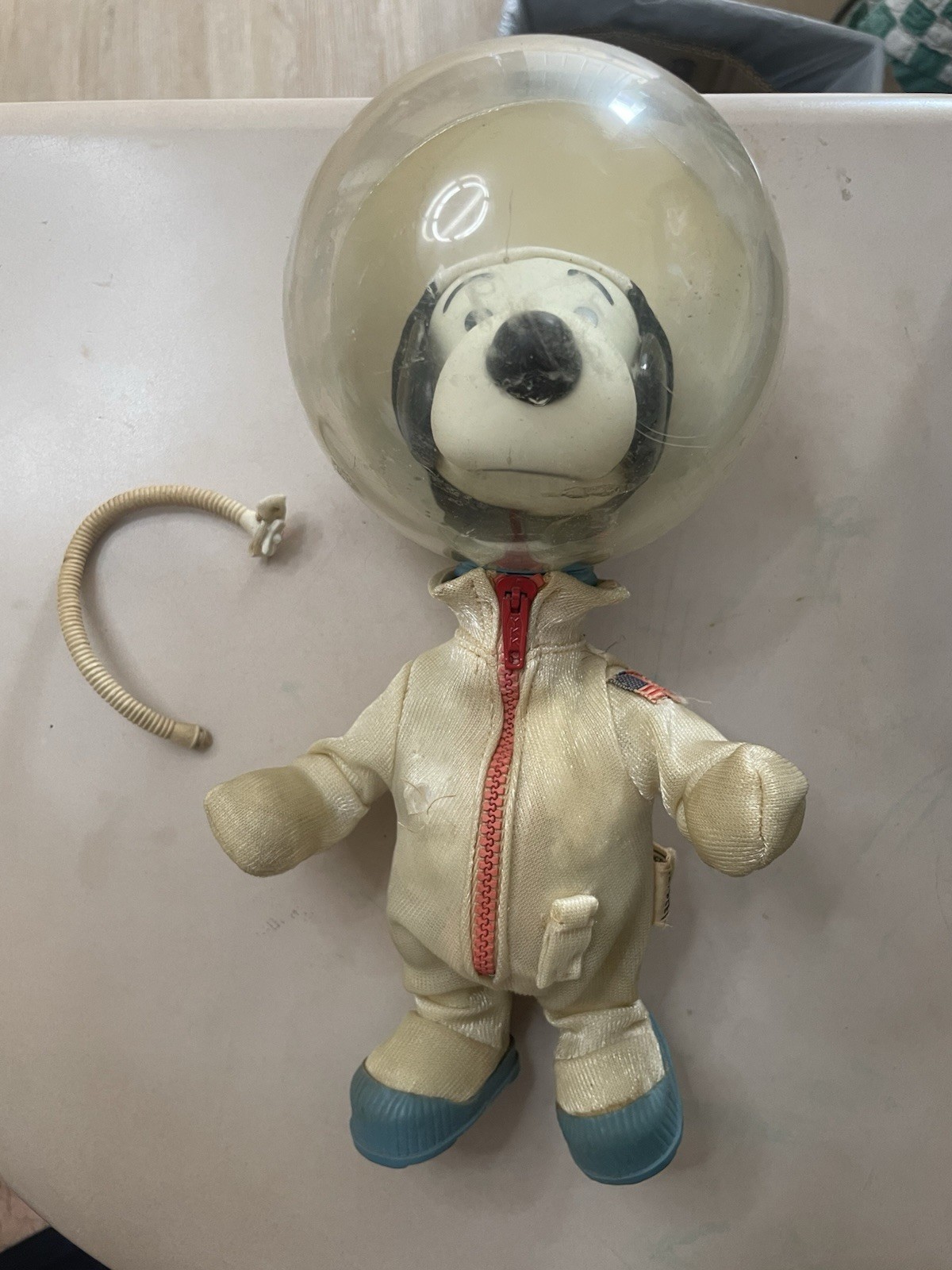 1969 Vintage Snoopy Astronaut Figure Doll Toy Space Helmet Peanuts 1969 Vintage Snoopy Astronaut Figure Doll Toy Space Helmet Peanuts