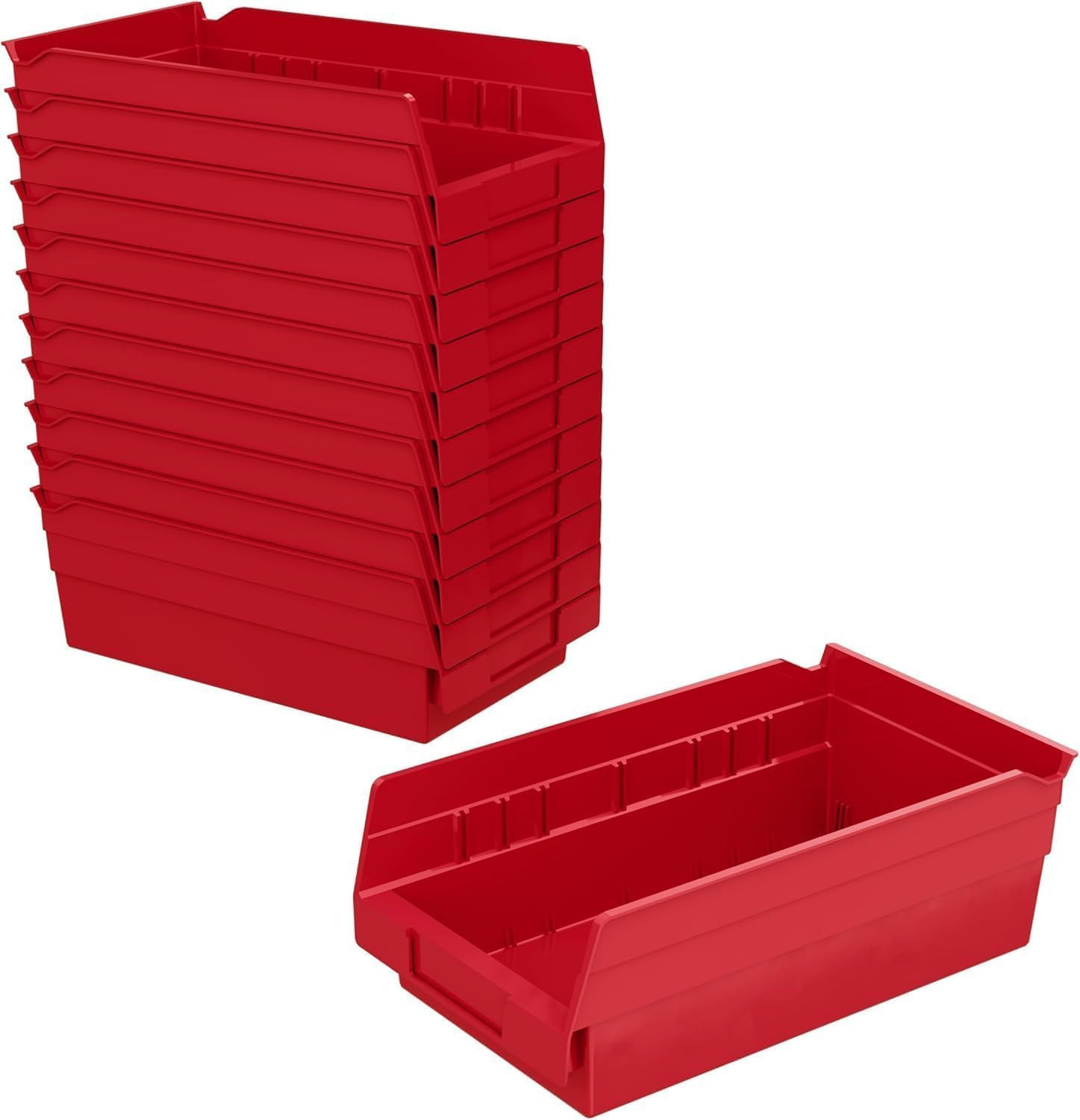 30130 Heavy Duty Plastic Shelf Bins, 12\ 30130 Heavy Duty Plastic Shelf Bins, 12\