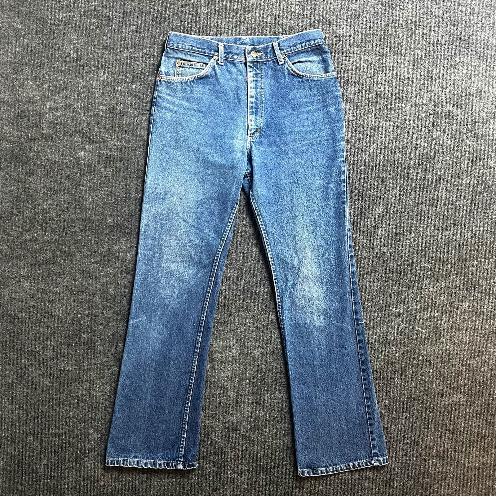 Vintage Lee Riders Jeans Mens 30/32 Blue Mid Wash Denim Faded Union Made 80s USA Vintage Lee Riders Jeans Mens 30/32 Blue Mid Wash Denim Faded Union Made 80s USA