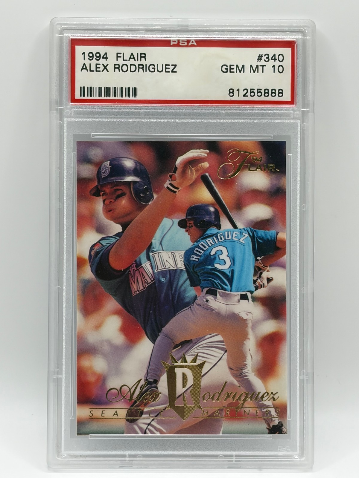 1994 Flair #340 Alex Rodriguez PSA 10 1994 Flair #340 Alex Rodriguez PSA 10