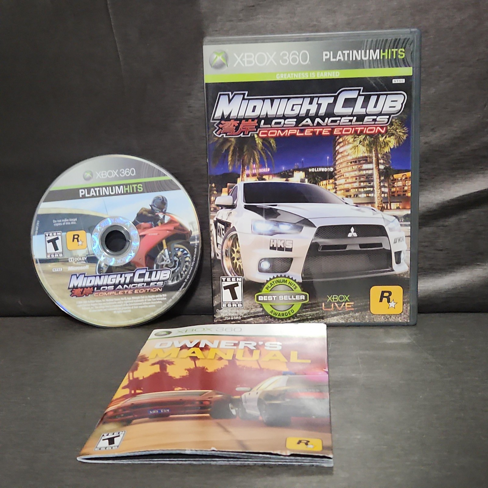 Midnight Club: Los Angeles Complete Edition Xbox 360 Platinum Hits CIB