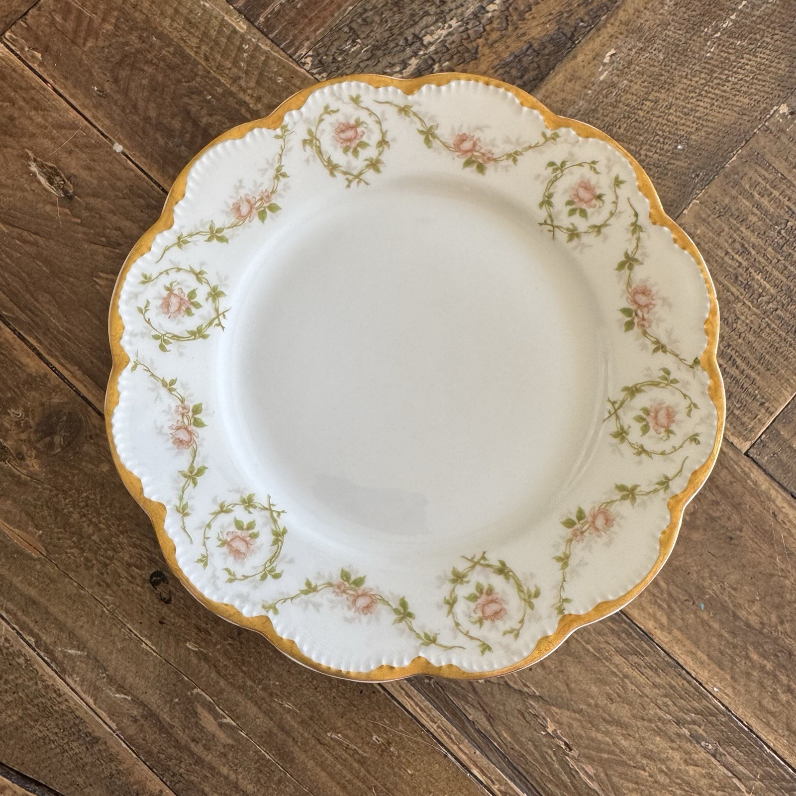 Vintage Theodore Haviland Schleiger 291 Limoges Salad Dessert Plates Vintage Theodore Haviland Schleiger 291 Limoges Salad Dessert Plates