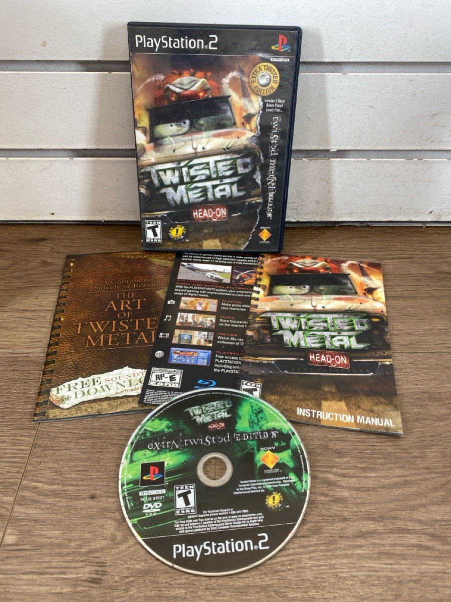 TWISTED METAL: HEAD-ON EXTRA TWISTED, SONY PLAYSTATION 2, COMPLETE (WCP040509)