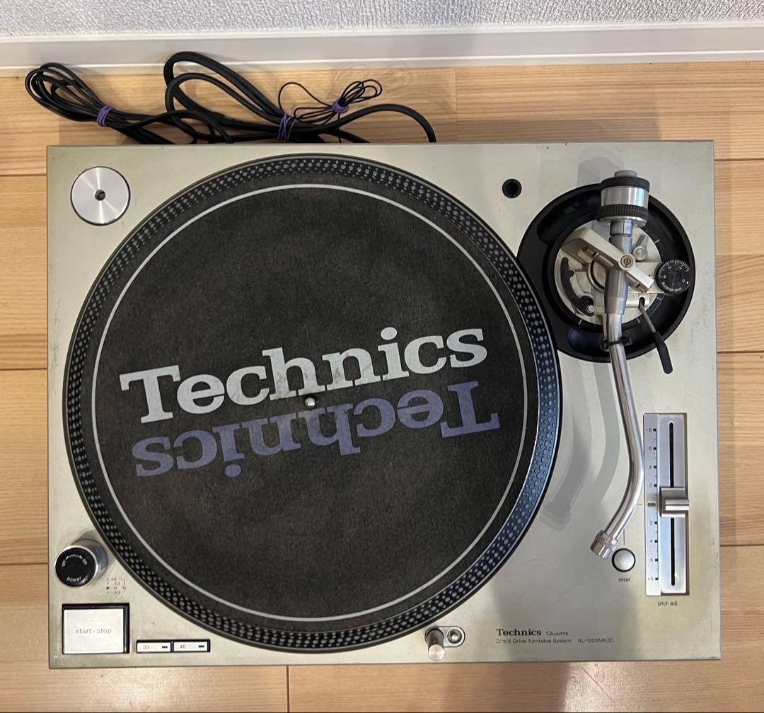 Used Technics SL-1200MK3D Silver Direct Drive DJ Turntable