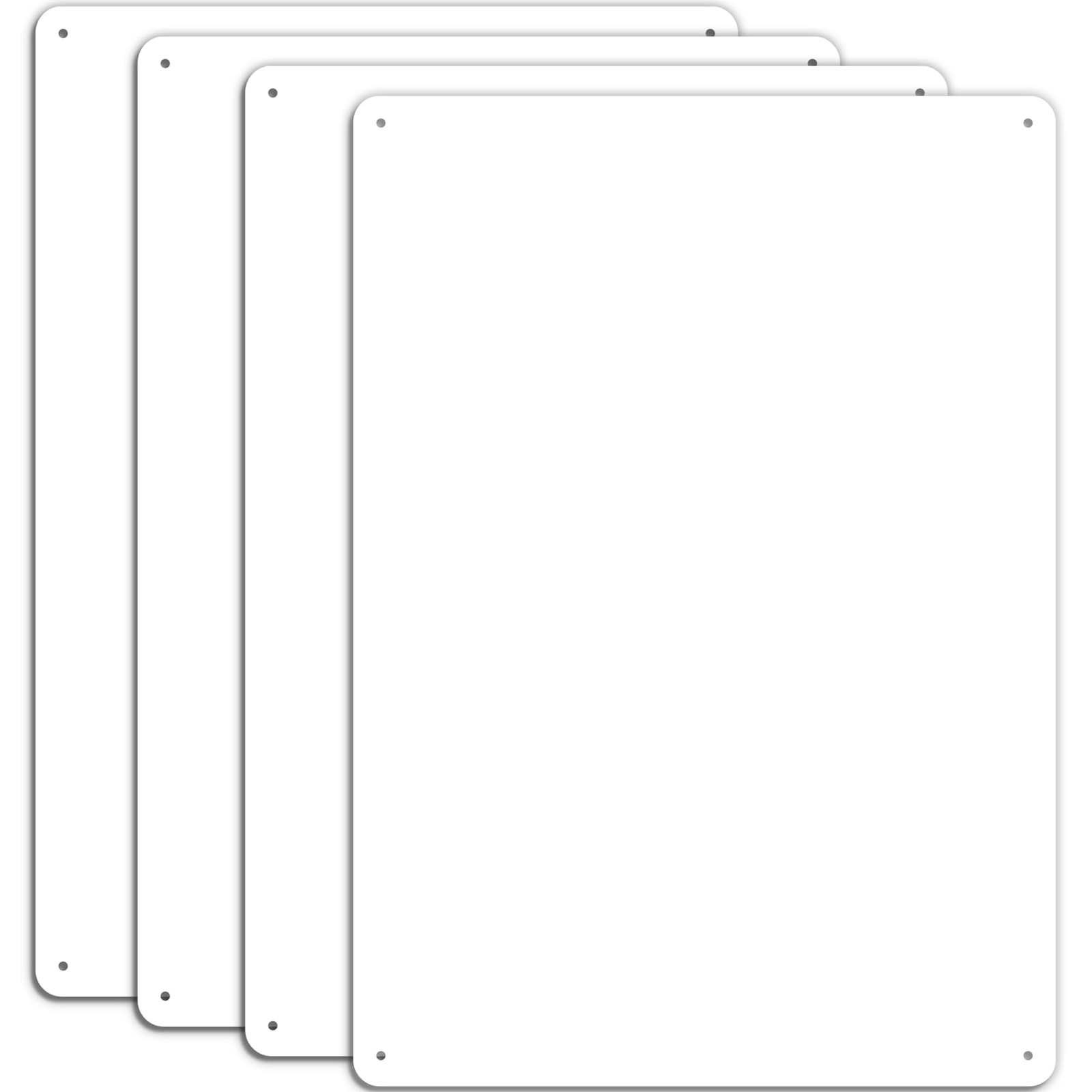 MUXYH 4 Pack White Sign Blanks, 14 x 10 Inches, Sturdy 14X10 inches, MUXYH 4 Pack White Sign Blanks, 14 x 10 Inches, Sturdy 14X10 inches,
