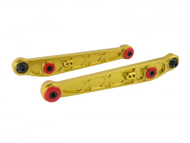 Skunk 2 Alpha Rear Lower Control Arms Set Gold for Honda EK 96-00 New