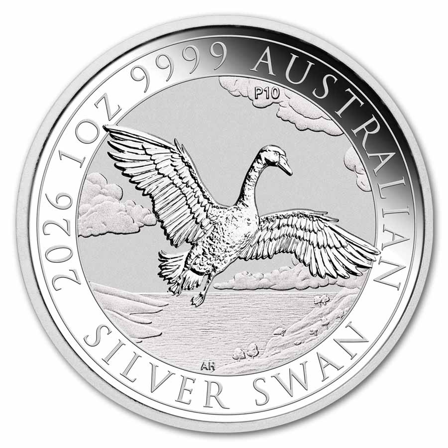 2026 Australia 1 oz Silver 10th Anniversary Swan BU 2026 Australia 1 oz Silver 10th Anniversary Swan BU