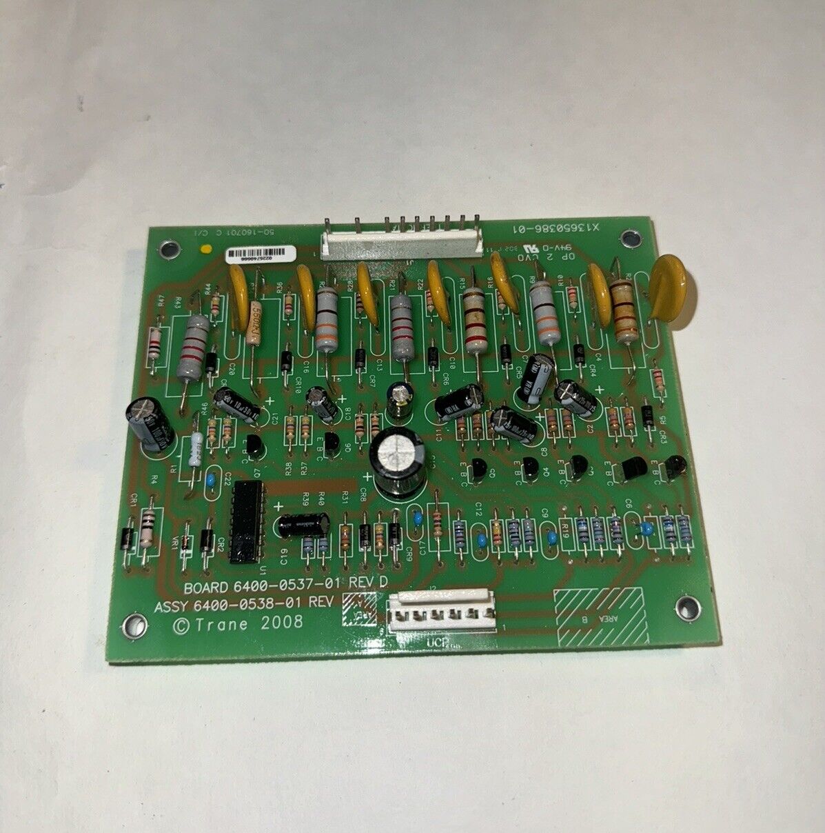 X13650386-01 6400-0537-01 REV D  6400-0538-01 REV G Trane Control Board Tested