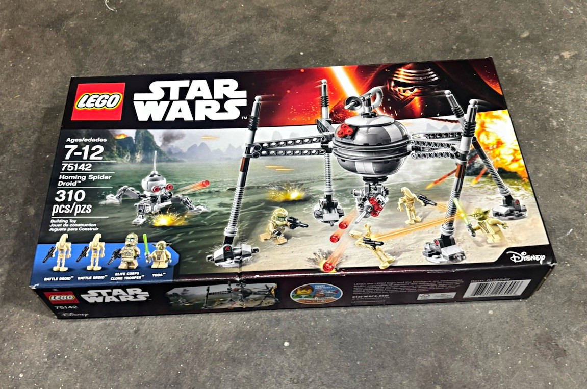 LEGO Star Wars 75142 Homing Spider Droid Retired 310 pcs Ages 7-12 Boxed LEGO Star Wars 75142 Homing Spider Droid Retired 310 pcs Ages 7-12 Boxed