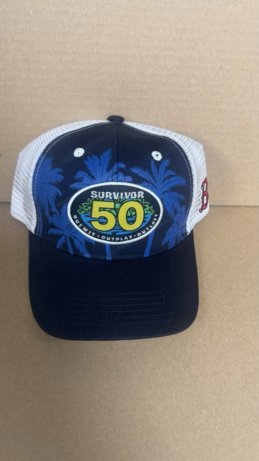Boston Red Sox Survivor 50 Baseball Cap Adjustable Limited Edition 5/24/26 SGA Boston Red Sox Survivor 50 Baseball Cap Adjustable Limited Edition 5/24/26 SGA