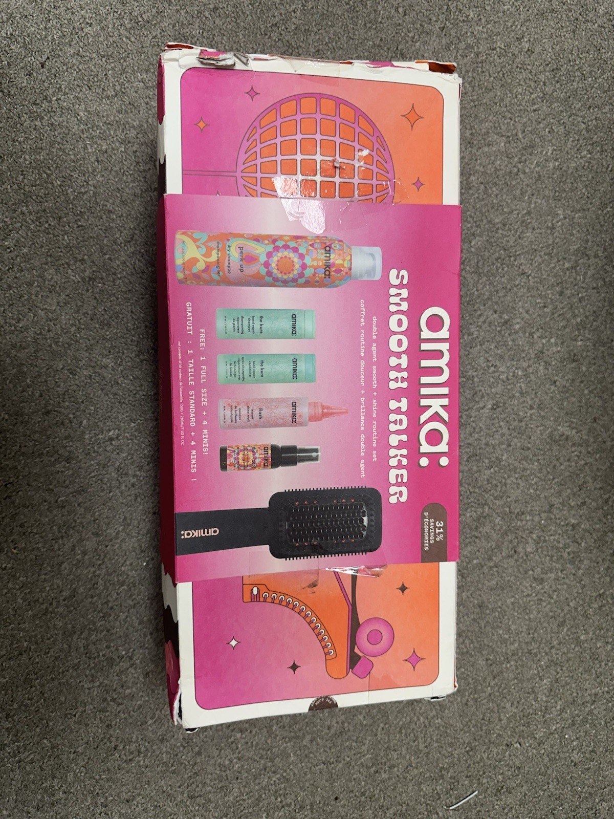 AMIKA SMOOTH TALKER Double Agent Smooth + Shine Routine Set NIB AMIKA SMOOTH TALKER Double Agent Smooth + Shine Routine Set NIB